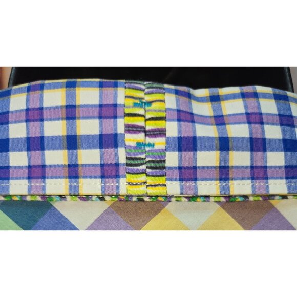 Robert Graham X Collection Mens Short Sleeve Shirt XL Multicolor Check - Picture 8 of 12